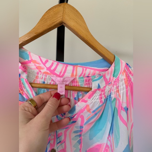 Lilly Pulitzer long sleeve Blouse XS - Picture 3 of 3